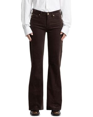 7 For All Mankind Twisted Dojo Tailorless Flare Leg Pants - Multicolor