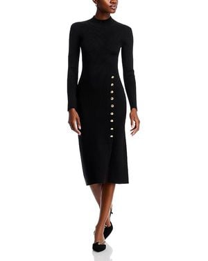 Tahari The Chaya Sweater Dress - Black