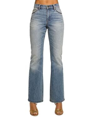 Ramy Brook Carla High Rise Wide Leg Jeans - Blue