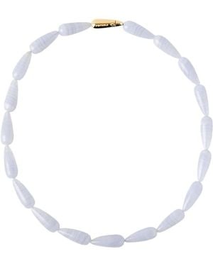 Pdpaola Drop Necklace - White