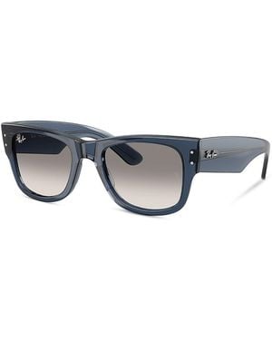 Ray-Ban Mega Wayfarer Square Sunglasses, 51Mm - Gray