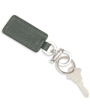 ROYCE New York Leather Luxe Key Chain - Metallic