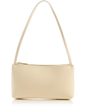 Mansur Gavriel Gaia Leather Shoulder Bag - Natural