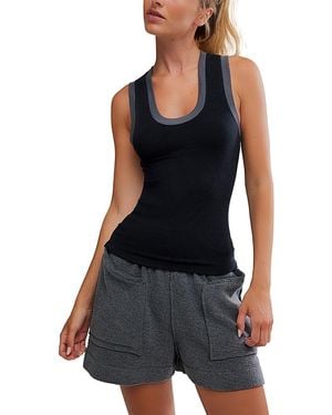 Free People Longer Days Tank - Black