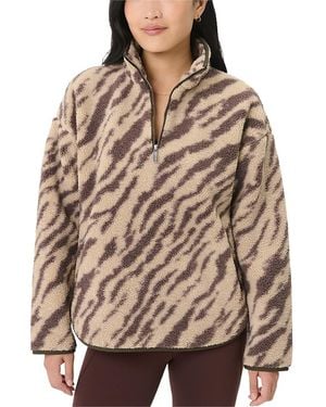 Sweaty Betty Plush Fleece Sweatshirt - Brown