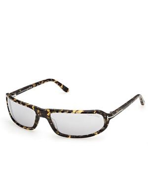 Tom Ford Rectangular Sunglasses, 64Mm - Multicolor