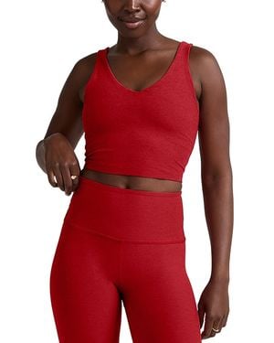 Beyond Yoga Spacedye Good Day Cropped Tank Top - Red