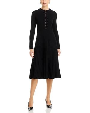 Tahari The Erika Sweater Dress - Black
