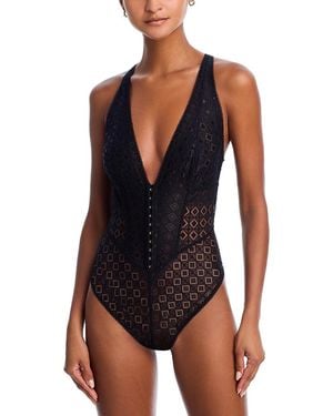 Cosabella Basilica Cinched Teddy - Blue