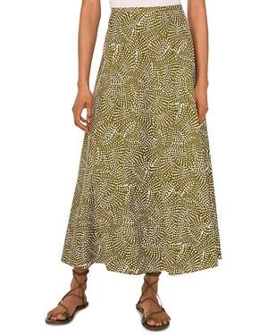 1.STATE A Line Maxi Skirt - Green