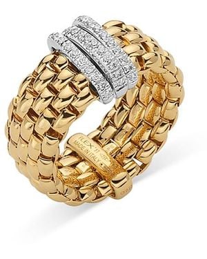 Fope 18K Panorama Flex'It Ring - Metallic