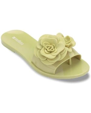 Melissa Babe Petals Slides - Yellow