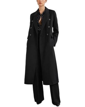 Reiss Brogan Blindseam Coat - Black