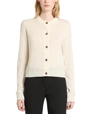 Marella Mllcicogna Cashmere Cardigan - Natural