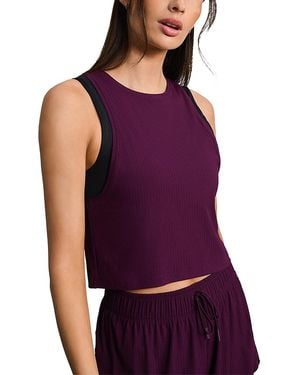 Rhone Lightspeed Layered Tank Top - Purple