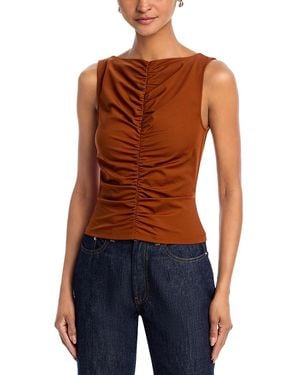 FRAME The Ruched Top - Blue