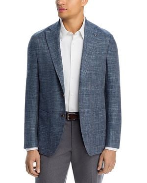 Jack Victor Hampton Regular Fit Basketweave Soft Jacket - Blue