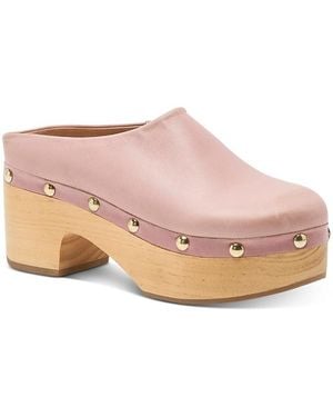Free People Calli Studded Clogs - Pink