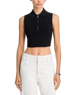 Jonathan Simkhai Tatum Cropped Top - Black