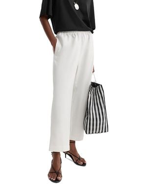 Rohe Cropped Wide Leg Pants - Black