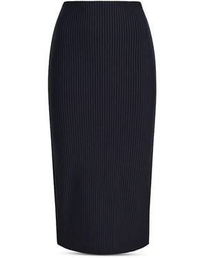 Commando Stretch Pencil Skirt - Blue