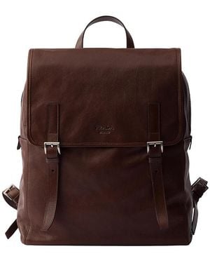 Prada Leather Backpack - Brown