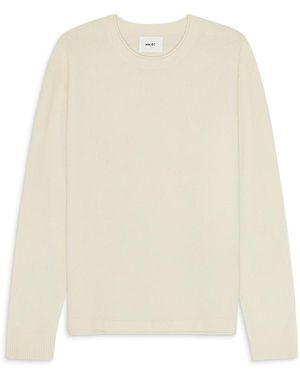 NN07 Sammy Crewneck Sweater - White