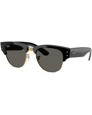 Ray-Ban Mega Clubmaster A$Ap Rocky Blacked Out Collection Square Sunglasses, 53Mm