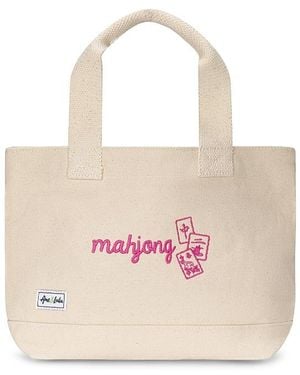 Ame & Lulu Mahjong Mini Tote - Pink
