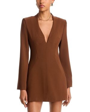 Black Halo Kenna Micro Mini Dress - Brown