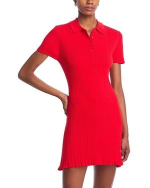 French Connection Collared Henley Mini Dress