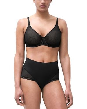 Chantelle Belle Lace Seamless Unlined Bra - Black