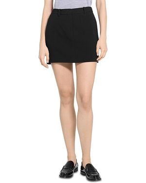 Theory Trouser Miniskirt - Black