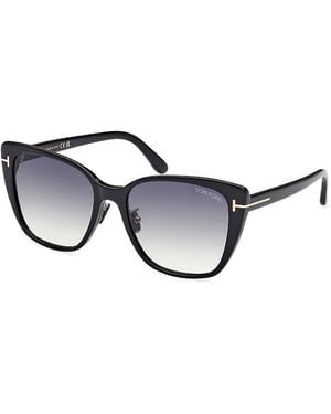 Tom Ford Cat Eye Sunglasses, 57Mm - Multicolor