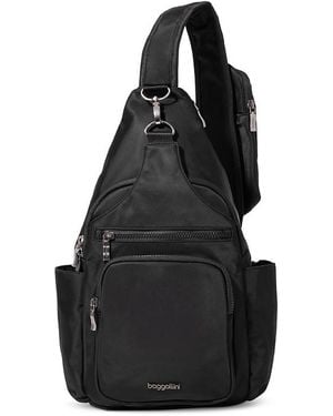 Baggallini Central Park Large Sling Bag - Black