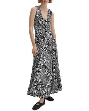 Rag & Bone Sinead Printed Dress - Gray
