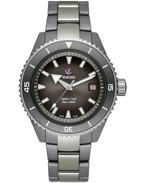 Rado Captain Cook Watch, 43Mm - Gray