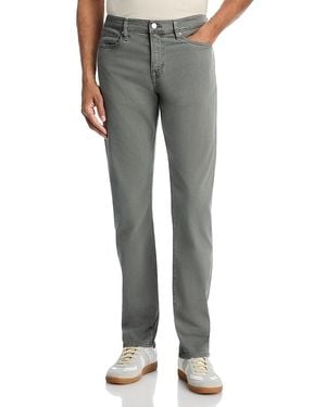 FRAME L'Homme Slim Fit Brushed Twill Pants - Gray