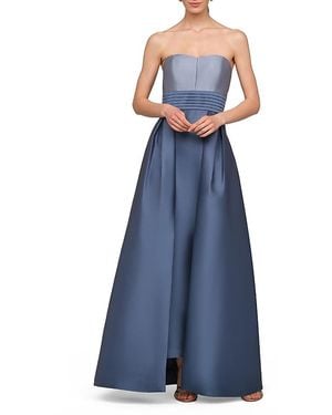 Kay Unger Trina Walk Thru Gown - Blue