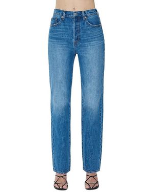 Pistola Cassie High Rise Straight Leg Jeans - Blue