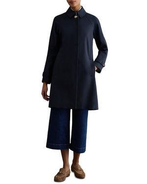 Hobbs Vivienne Trench Coat - Blue