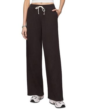 Z Supply Clubhouse Cotton Drawstring Pants - Black