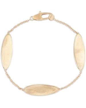 Marco Bicego 18K Lunaria Twist Textured Disc Station Bracelet - White