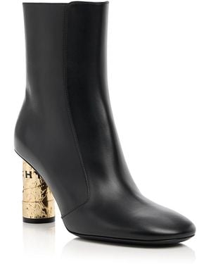 Givenchy Tape Heel Ankle Booties - Black