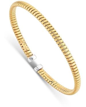 Alberto Milani 18K Via Bagutta Flat Tubogas Bangle Bracelet - Metallic