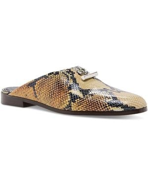 McQueen Leather Mules - Multicolor
