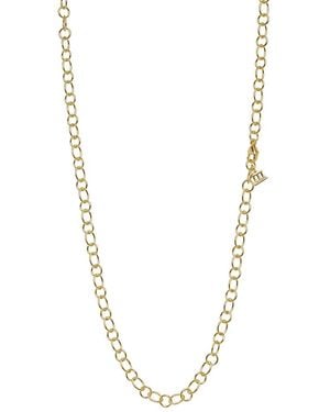 Temple St. Clair 18K Ribbon Chain Necklace, 18 - Metallic