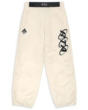 RTA Logo Track Pants - Natural