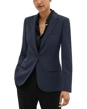 Theory Admiral Crepe Staple Blazer - Blue