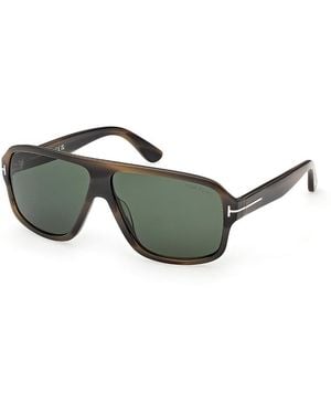 Tom Ford Navigator Sunglasses, 63Mm - Green